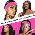 3PCS Elastic Bands for Wig Edges - Adjustable Wig Band Set with Hair Wax and Edge Control for Flawless Lace Frontal Install