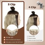 U-Shaped Long Wavy Clips in Hair Extensions - Lightweight, Secure, and Time-Saving