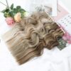 20 Inch Wavy Curly Tape in Hair Extensions Invisible Tape Extensions Seamless Skin