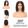 Kalyss's 12" Locs Braided Wig – Unleash Confidence with a Natural and Easy-to-Install Lace Frontal Braid Wig
