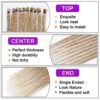 24" Ombre Blonde Boho Locs - 30 Strands Dreadlock Extensions for Crochet Braids and Goddess Locs - Synthetic Dreads for a Stunning 27613# Look