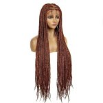 HD Transparent Knotless Box Braided Wigs with 350 Color: Versatile and Stylish Braided Wigs for Black Women