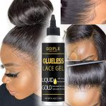 Liquid Gold Wig Glue Lace Glue Kit - Temporary Hold, Non-Toxic, Fast Drying - Wig Kit for Wigs 4oz