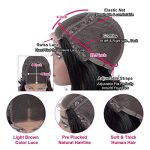 Body Wave Lace Front Wig - 4x4 HD Lace Closure, Pre-Plucked, and 180 Density for a Natural and Confident Look