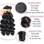 Loose Wave Bundles and 13x4 Lace Frontal