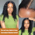 Wear and Go Glueless Bob Wigs - Pre Plucked, Pre Cut, 4x4 HD Lace Closure for Instant Style