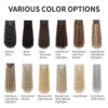 Clip In Hair Extensions,6PCS Hair Extensions Long Mermaid Waves Wavy Synthetic Clip On Hairpiece For Women 24 Inch (Cool Blonde)