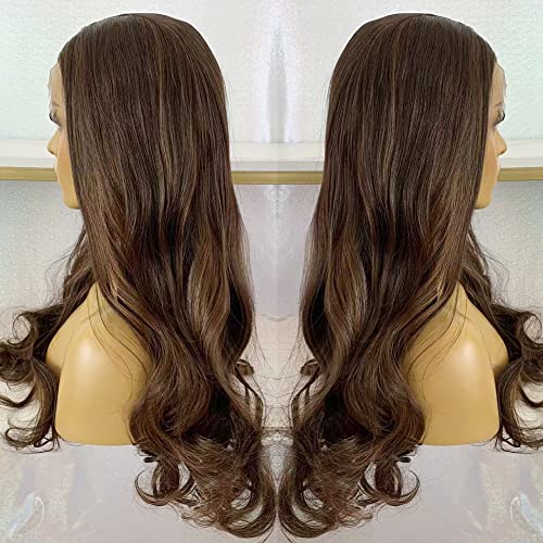 Millsy Ombre Brown Synthetic Lace Front Wigs - Effortless Elegance for Everyday and Special Occasions