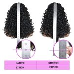 Annivia Ombre Brown Curly Wig with Bangs - 17 Inch Synthetic Hair for Effortless Daily Use and Stunning Cosplay