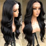 Effortless Elegance: BlackSwern Jet Black Lace Front Wig - Ready-to-Wear Beauty for Every Occasion