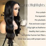 Effortless Elegance: BlackSwern Jet Black Lace Front Wig - Ready-to-Wear Beauty for Every Occasion