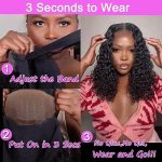 Water Wave Bob Wig: Quick and Easy 14-Inch Curly Wig for Beginners