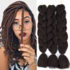 Dark Brown Jumbo Braiding Hair - Perfect Synthetic