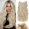 Invisible Wire Hair Extension with Secure Clips 20 Inch