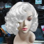 Unlock Effortless Elegance with Baruisi Short Curly White Wig – Synthetic and Heat-Resistant for Mesmerizing Cosplay Parties