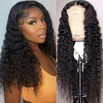 Revitalize Your Look with FIRIEYA's 4x4 HD Transparent Lace Closure Wig - Natural Hairline, Glueless, and Versatile Styling at 18 Inches