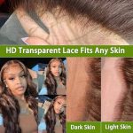 LAINSS Chocolate Brown Body Wave Lace Front Wig - Embrace Elegance with 4# Colored Glamour