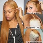 20 Inch #30 Colored Straight Wig for a Stunning Transformation