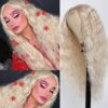 Lovestory's #613 Blonde Synthetic Wig – Heat Resistant, Long Loose Curls for Effortless Glamour