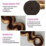 Bestsojoy Brazilian Body Wave Weave: 12A Remy Hair, P4/27 Ombre Highlights for Stunning Styles
