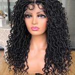 MURAMURA HAIR Goddess Faux Locs Wigs - 18Inch Full Lace Curly Synthetic Beauty for a Goddess-Like Existence