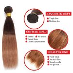 10A Brazilian Virgin Ombre Straight Hair Bundles: Unleash the Radiance of T4/30 Honey Brown