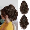 HSLHDI Short Curly Claw Clip Ponytail Extension - Effortless Elegance for Daily Use and Special Occasions