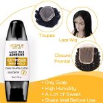 All-Day Confidence Wig Set: Premium Lace Front Wig Glue Adhesive Kit with Tools for Strong and Waterproof Hold