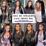 Straight Lace Front Wigs - 13x4 HD Lace, 150% Density, and Baby Hair Magic