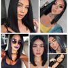 LDHAIRLD Black Bob Wig - Stunning Lace Front for Confidence and Fashionable Daily Wear