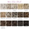 4PCS Clip-In Hair Extensions 24" for XXL Volume and Length - Chocolate Brown with Blonde Highlights