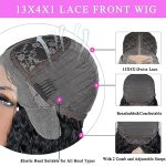 26-Inch Black Long Curly Lace Front Wig - Perfect for Daily Wear, Weddings, and Cosplay Adventures