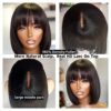 Uolova's 2x1 HD Lace Front Wigs - Best-in-Class Straight Bob Human Hair Wigs for Black Women
