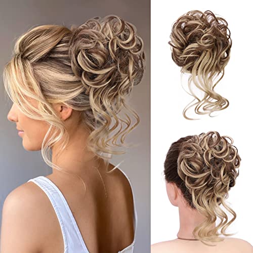 Revamp Your Look Instantly with Messy Bun Hair Piece - Effortless Elegance for Every Occasion