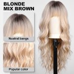 Unlock Effortless Elegance with the 24-Inch Blonde Wig with Bangs - Your Ultimate Companion for Party, Cosplay, and Daily Glam