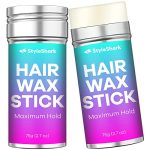 Hair Wax Stick (2 Count) - Frizz Taming, Styling Excellence