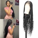36 Inch HD Lace Front Box Braided Wigs: Unleash