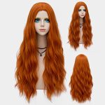 Probeauty's Ginger Wig: Long, Curly, and Heat-Resistant for Effortless Halloween Costume Glam