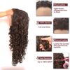 Ebingoo's 26 Inch Dark Brown Lace Front Wig – Embrace Natural Elegance with Heat-Resistant Curly Perfection