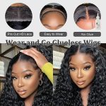 LASOOA Glueless Deep Wave Lace Front Human Hair Wigs - Instant Glam with Wear and Go Convenience!
