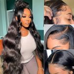 28 Inch Body Wave Lace Front Wig - HD Lace