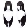 Ani·Lnc Long Straight Black Anime Cosplay Wig - Perfect for Jabami Yumeko Fans