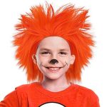 ANOGOL Orange Crazy Wig for Kids - Unique Spiky Design for Memorable Anime Cosplay