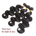 12A Brazilian Virgin Hair Bundles: Luxurious Natural Color Body Wave for Versatile Styling