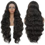 32-Inch Long Wavy Lace Front Wig: Heat Resistant, Stylish, and Gift-Included