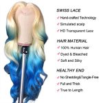 Radiant Blonde Beauty: ANNELBEL 613 Body Wave Lace Front Wig – HD Transparent Lace, Effortless Elegance (24 Inch)