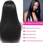 NewCraft 13x4 Straight Lace Front Wig: 24 Inch Synthetic Beauty with HD Lace, Natural Hairline, and Heat Resistance