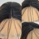 Slinsmei 24-Inch Ombre Brown Body Wave Lace Front Wig: Realistic, Convenient, and Stylish