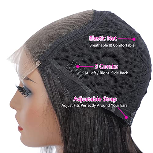 YiweYowe Honey Blonde Ombre Body Wave Lace Closure Wig - Effortless Elegance for Every Occasion