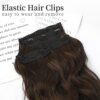 Long Wavy Clip-in Hair Extensions (20 Inches) - 4-Piece Set for Full Head Volume